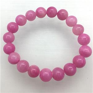 Stretch Jade bracelet, dye, approx 6mm, 28pcs per st