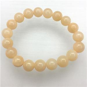 Stretch Jade bracelet, dye, approx 16mm dia, 13pcs per st