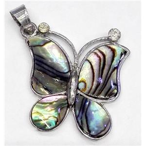 Paua Abalone shell pendant, approx 45-50mm