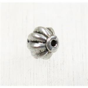 tibetan silver zinc beads, non-nickel, approx 6mm dia