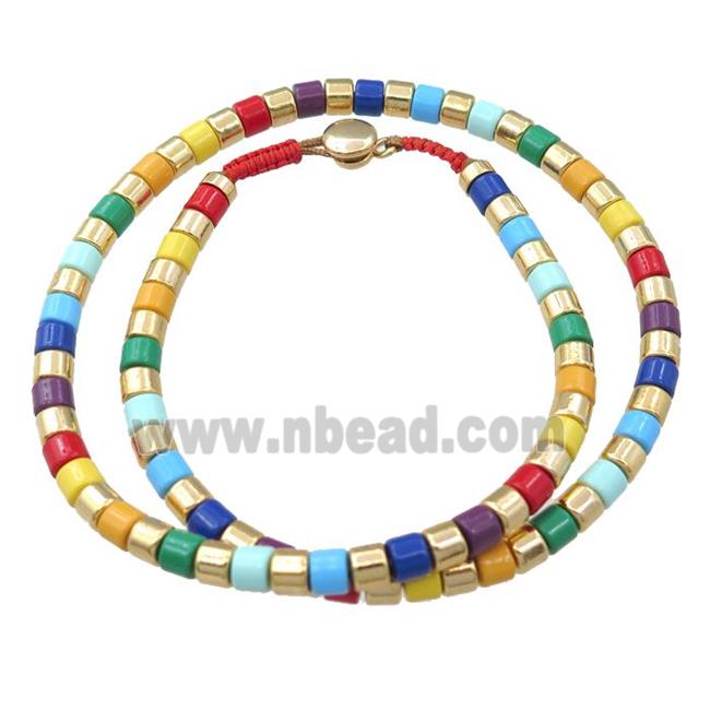 alloy Bracelets, enameled