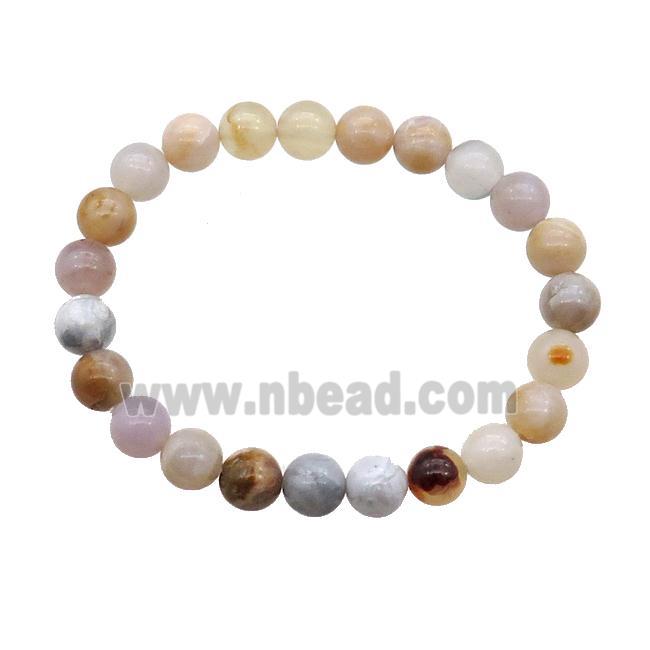 Australian Agate Bracelet Stretchy Round