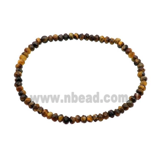 Tiger Eye Stone Bracelet Stretchy