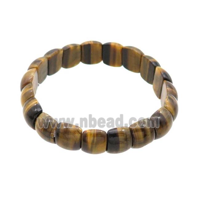 Tiger Eye Stone Bracelet Stretchy