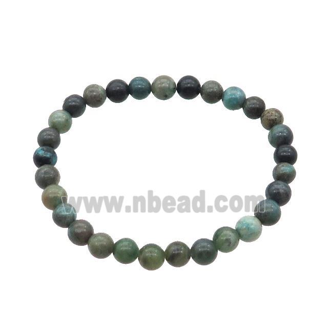 Green Chrysocolla Bracelet Stretchy