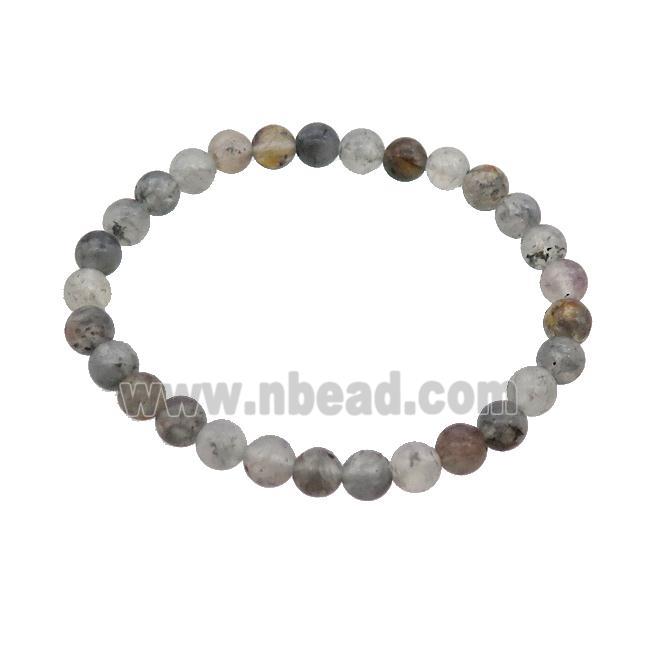 Gray Quartz Bracelet Stretchy