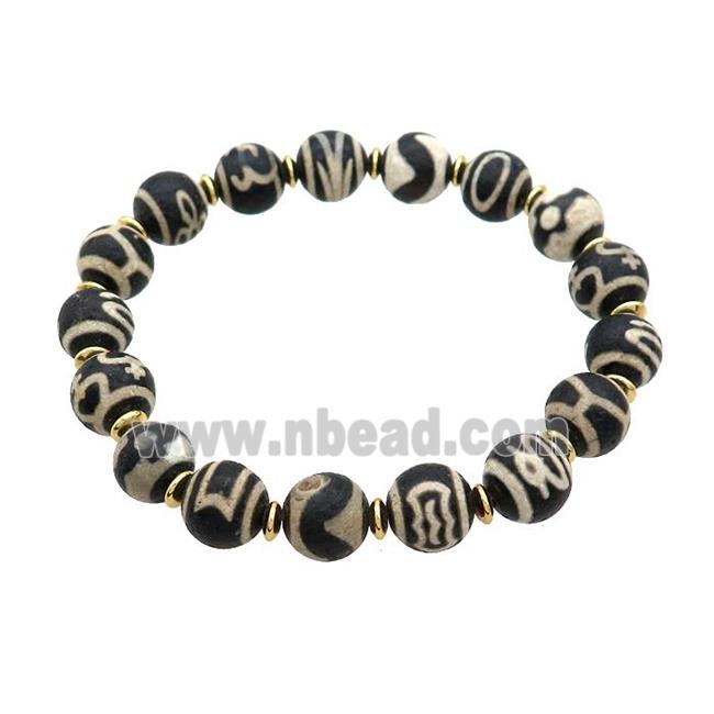 Tibetan Agate Bracelets Stretchy