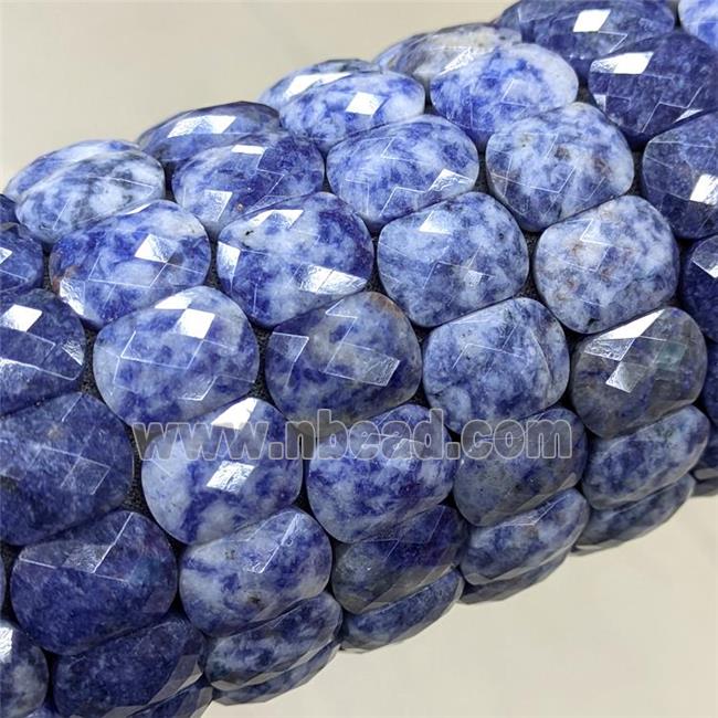 Natural Blue Dalmatian Jasper Bracelet Stretchy