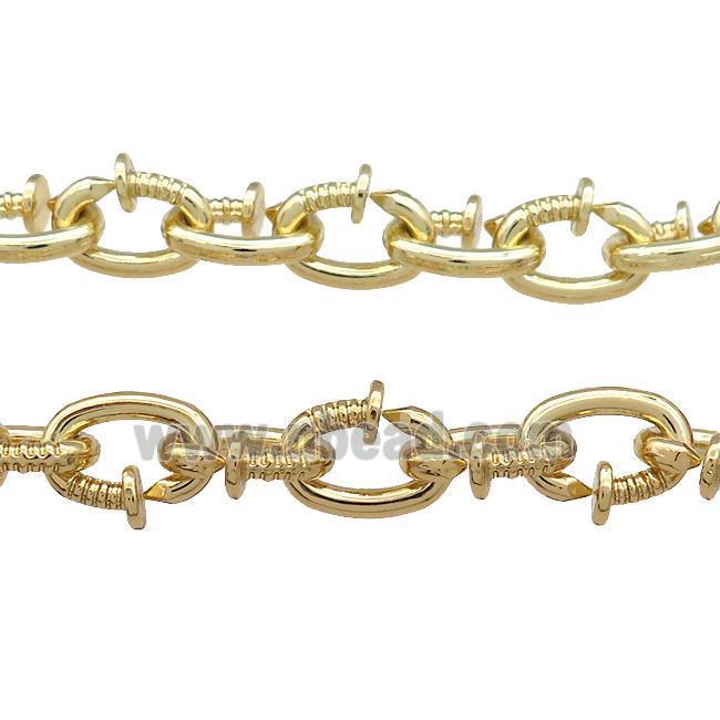 Alloy Chain Gold Plated