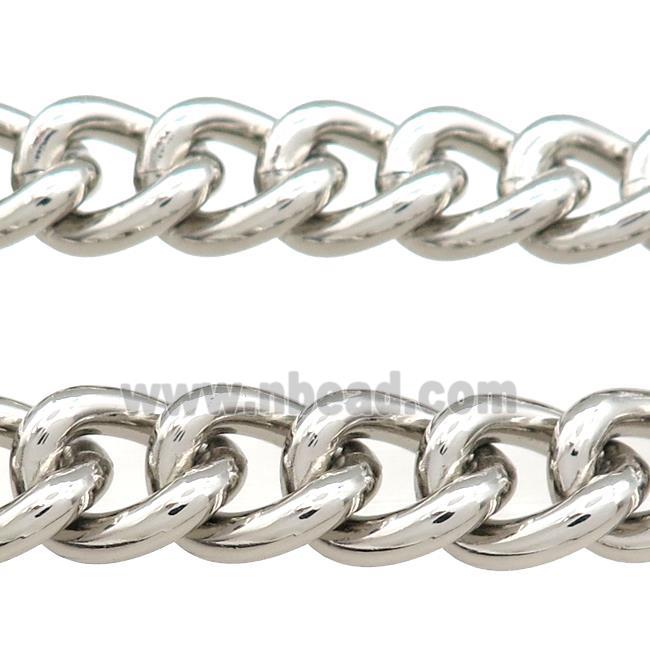 Aluminium Chain Platinum Plated