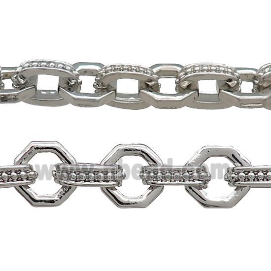 Alloy Chain Platinum Plated