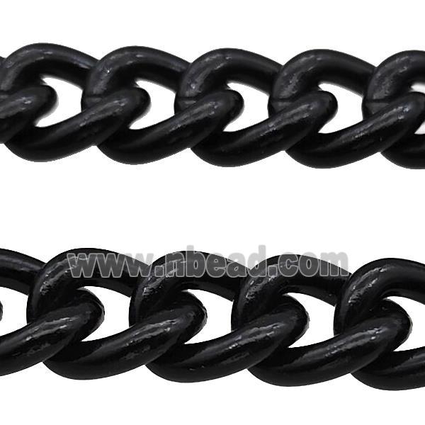 Aluminium Chain Black Painted