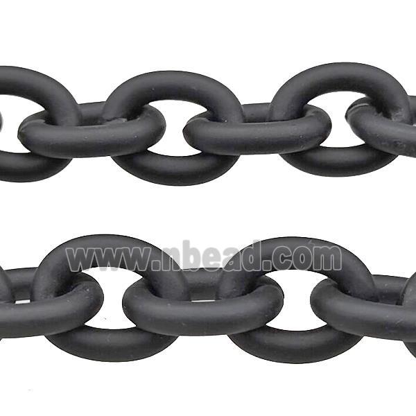 Aluminium Chain Black Painted