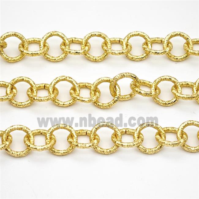 Iron Chain Gold Plated