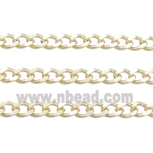 copper chain, gold plated