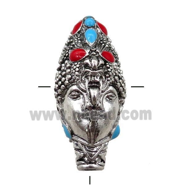 tibetan buddha guru beads, zinc