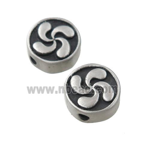 Stainless Steel button coin beads