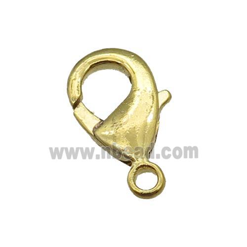 Alloy Lobster Clasp, gold plated