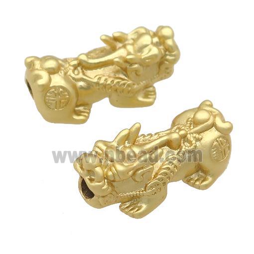 copper Pixiu beads, duck-gold, 3d-printing