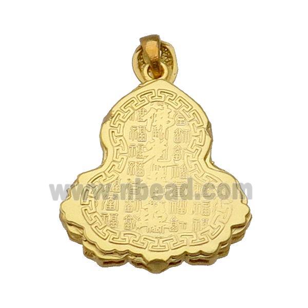 Copper Buddha Pendant Unfaded Duck Gold