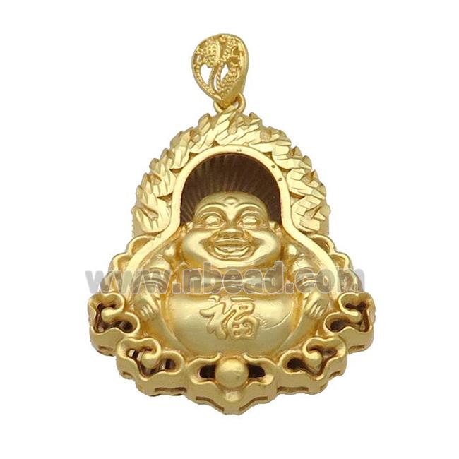 Copper Buddha Pendant Unfaded Duck Gold