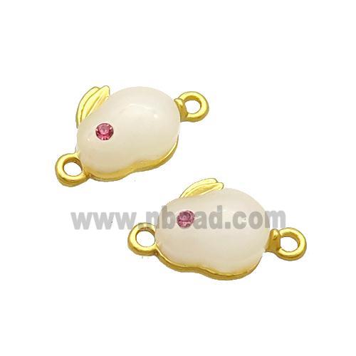 Alloy Rabbit Connector Duck Gold