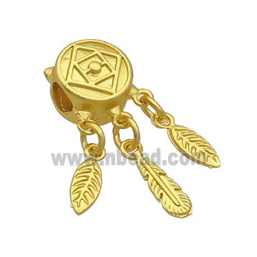 Alloy Pendant Tassel Duck Gold