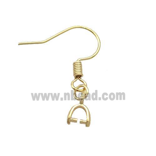 Copper Hook Earring Unfade Gold Plated