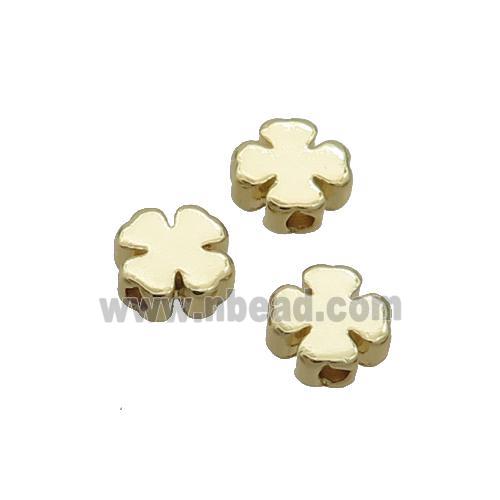 Copper Cross Beads Gold Plated