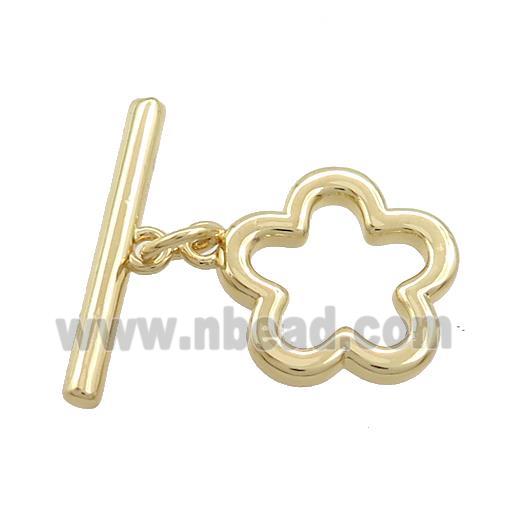 Copper Toggle Clasp Gold Plated