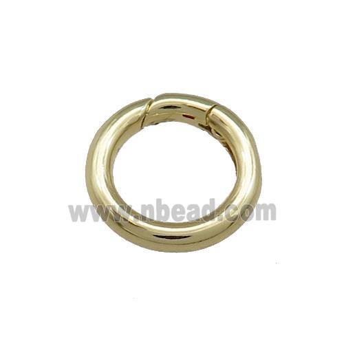 Copper Carabiner Clasp Gold Plated