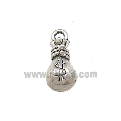 Tibetan Style Zinc Moneybags Pendant Antique Silver