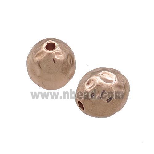 Tibetan Style Zinc Beads Rose Gold