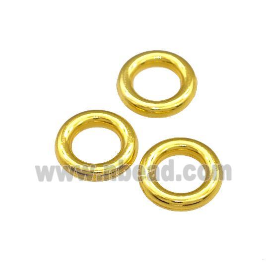 Alloy Jump Rings Circle Gold Plated