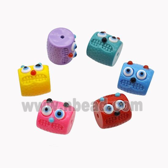 Resin Monster Beads Mixed Color