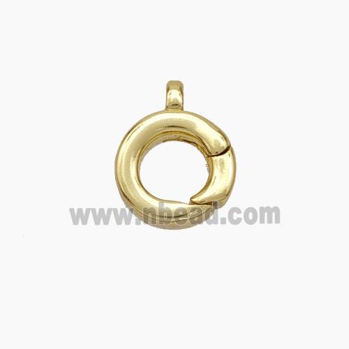 Copper Clasp Bail Gold Plated