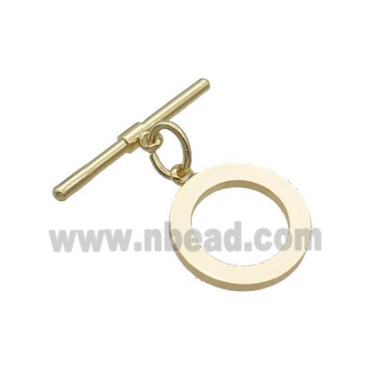 Copper Toggle Clasp Unfade 18K Gold Plated