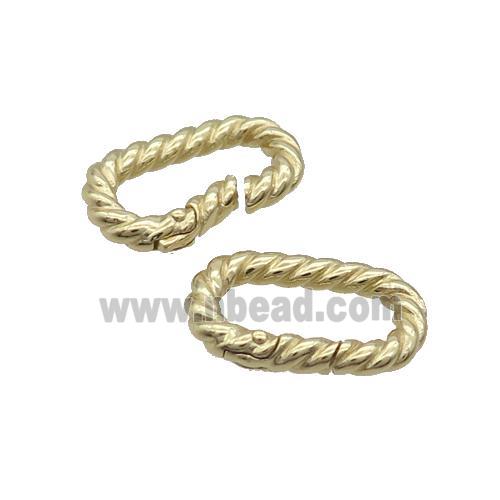 Copper Carabiner Clasp Gold Plated