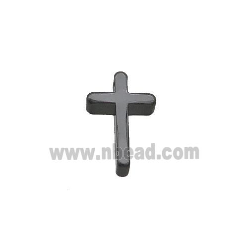 Copper Cross Pendant Black Plated