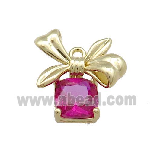 Christmas Gift Charms Gold Pendant Pave Zircon Gold Plated