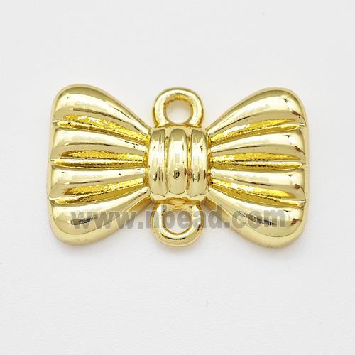 Copper Bow Connector Gold Plated