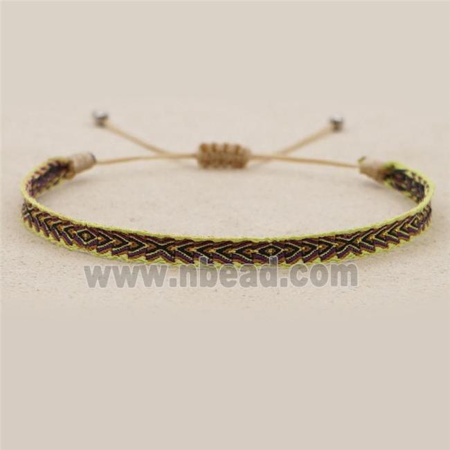 nepal style Handmade braid Bracelet, adjustable