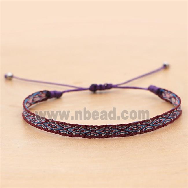 nepal style Handmade braid Bracelet, adjustable