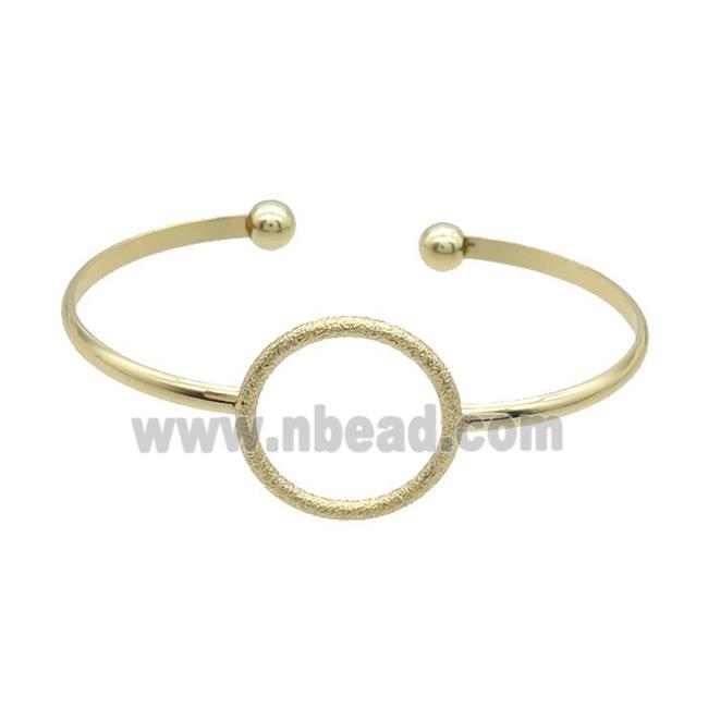 Copper Bangle Gold Plated