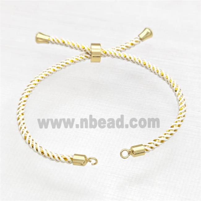 White Nylon Bracelet Chain