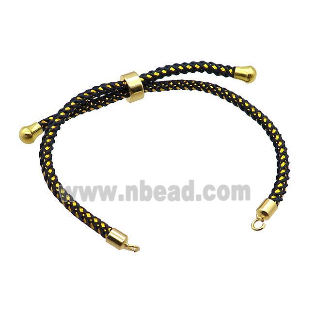 Black Nylon Bracelet Chain