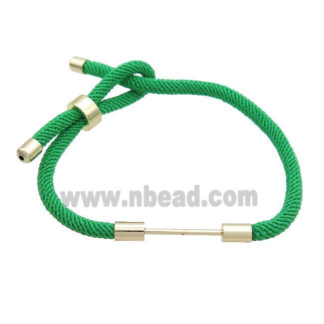 Green Nylon Bracelet Chain