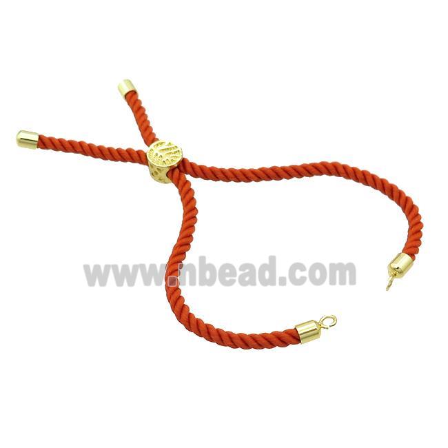 Red Nylon Bracelet Cord