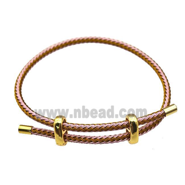 Tiger Tail Steel Bracelet, adjustable