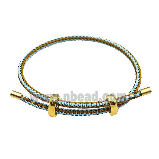 Tiger Tail Steel Bracelet, adjustable